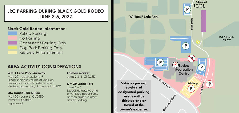 Black Gold Rodeo Parking